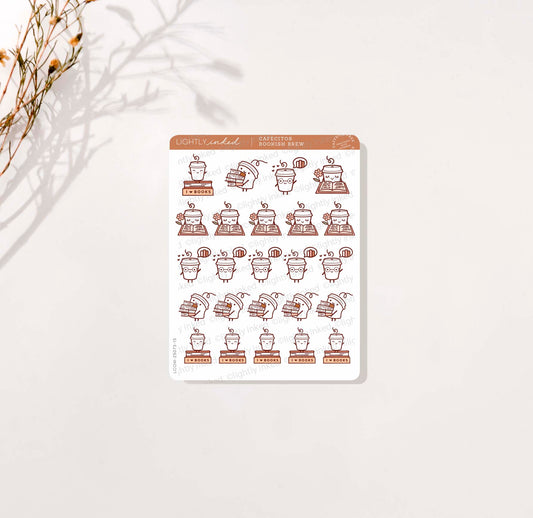 Cafecitos Bookish Brew Sheet