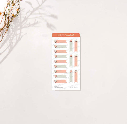Bookish Brew- Book Flag Headers