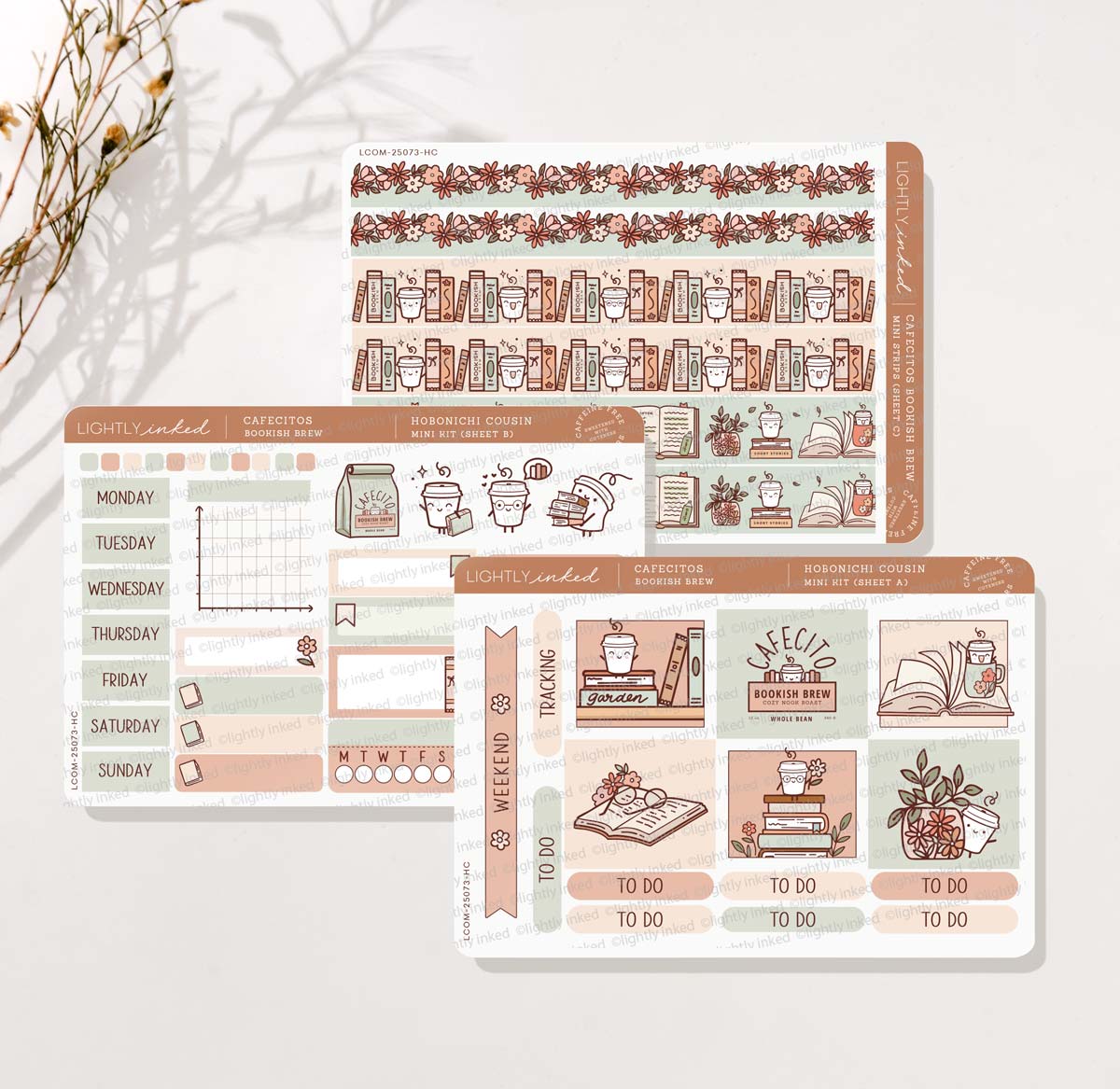 Bookish Brew - Hobonichi Cousin Mini KIT