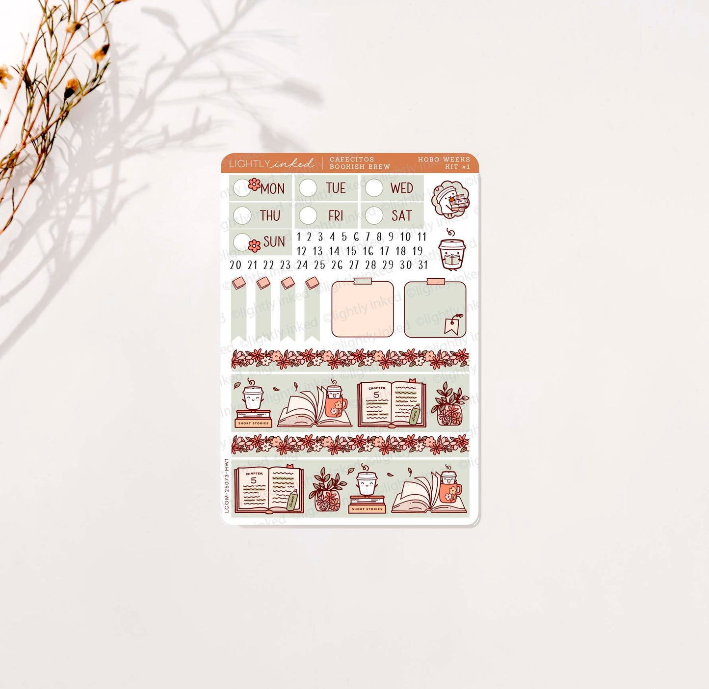 Bookish Brew | Hobonichi Weeks Mini Kit #1