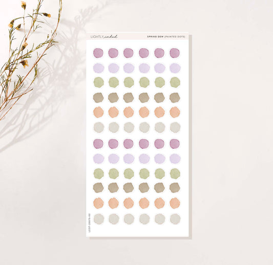 Spring Dew - Painted dots