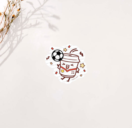 Little Soccer Player-  White