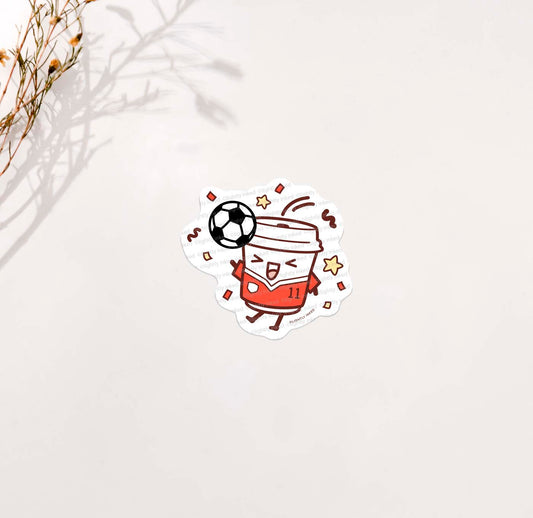 Little Soccer Player-  Red