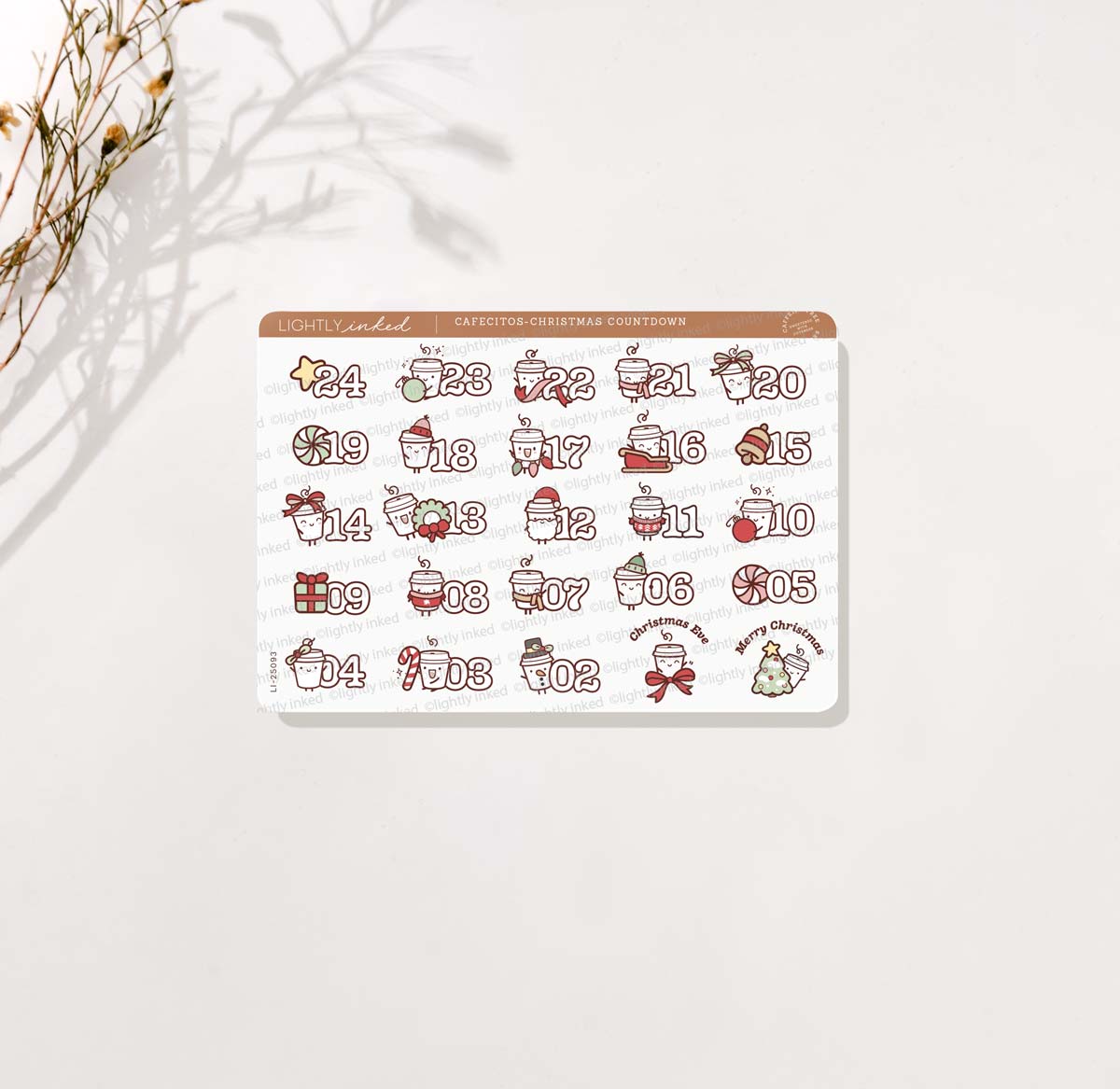 Cafecitos- Christmas Countdown