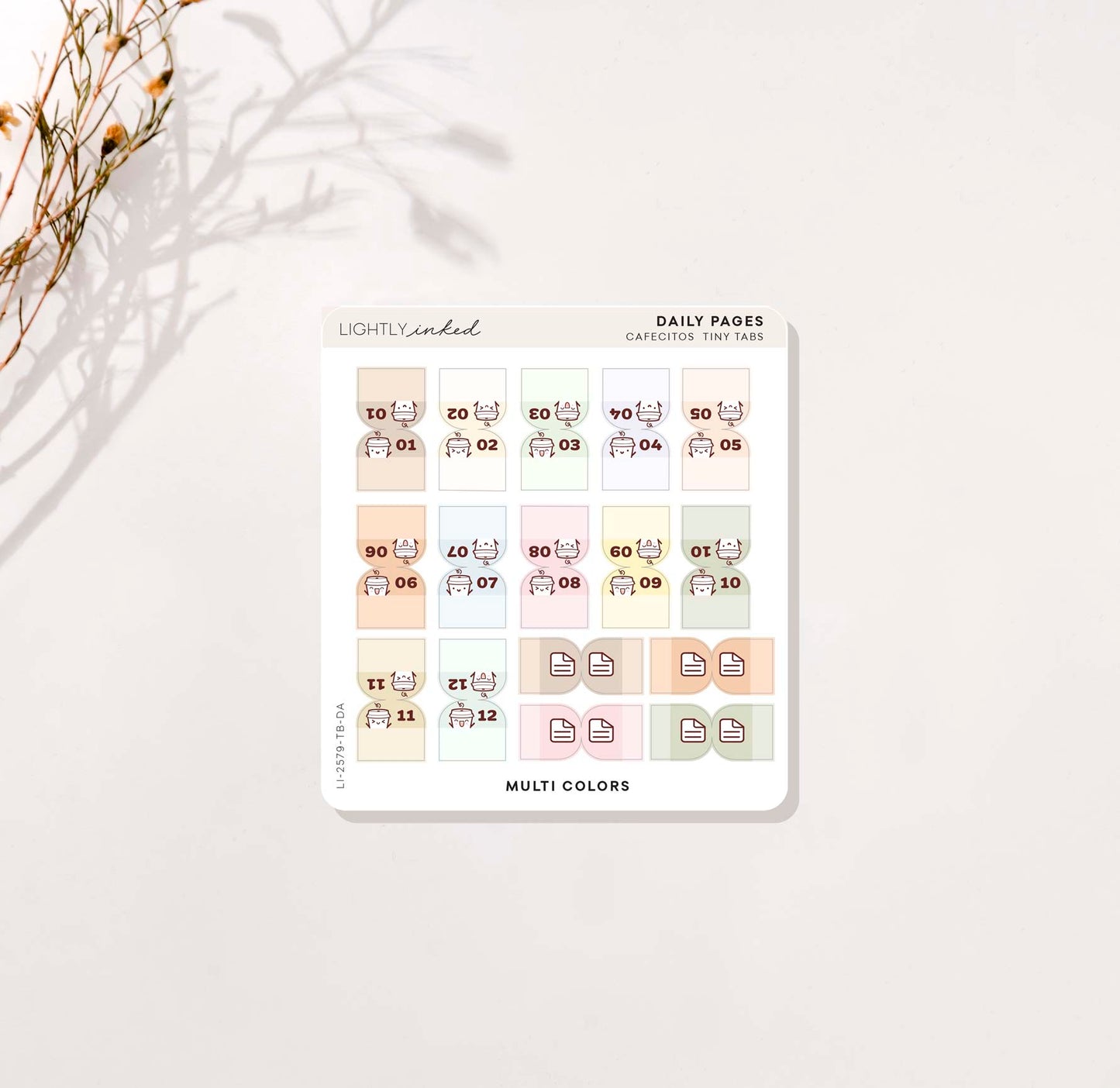 Daily Tabs (Cafecito)- Tiny
