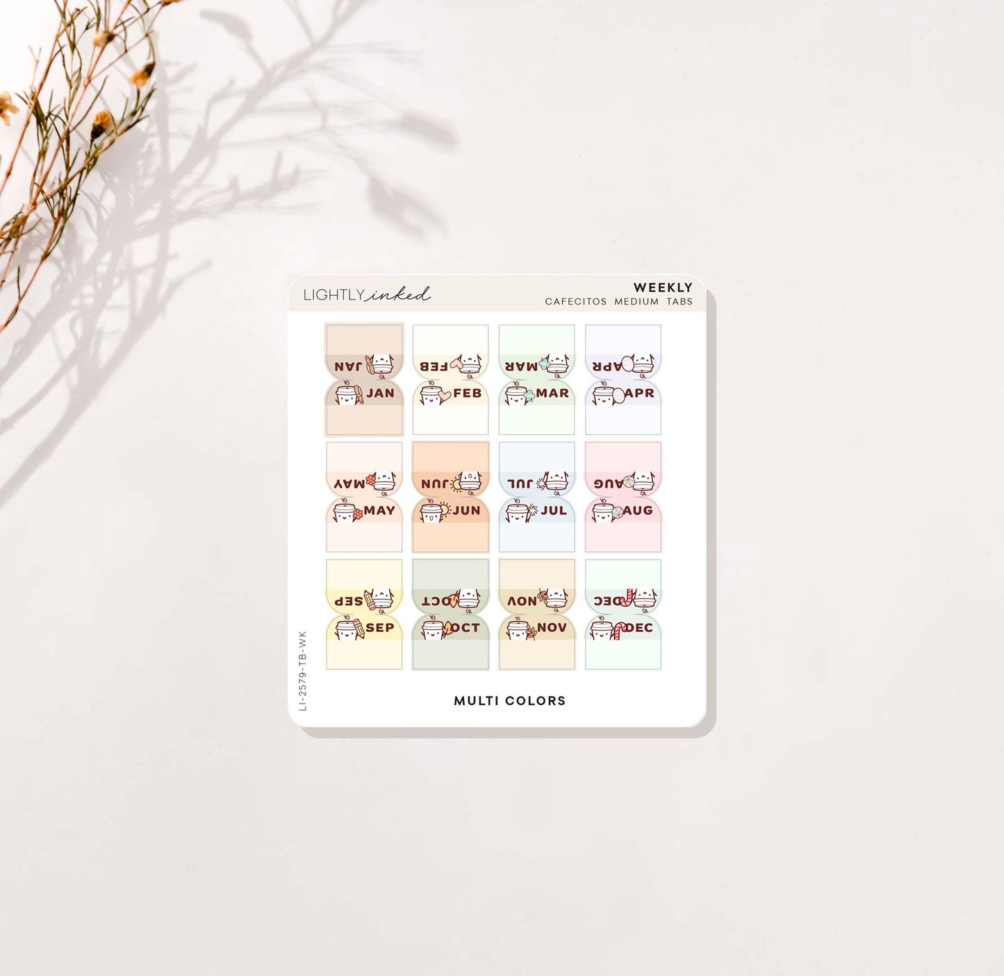 Weekly Tabs (Cafecito)- Medium