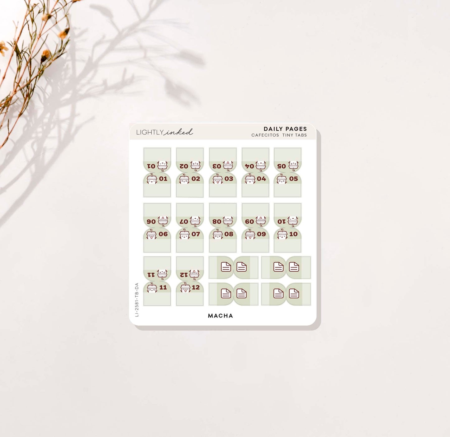Daily Tabs (Cafecito)- Tiny