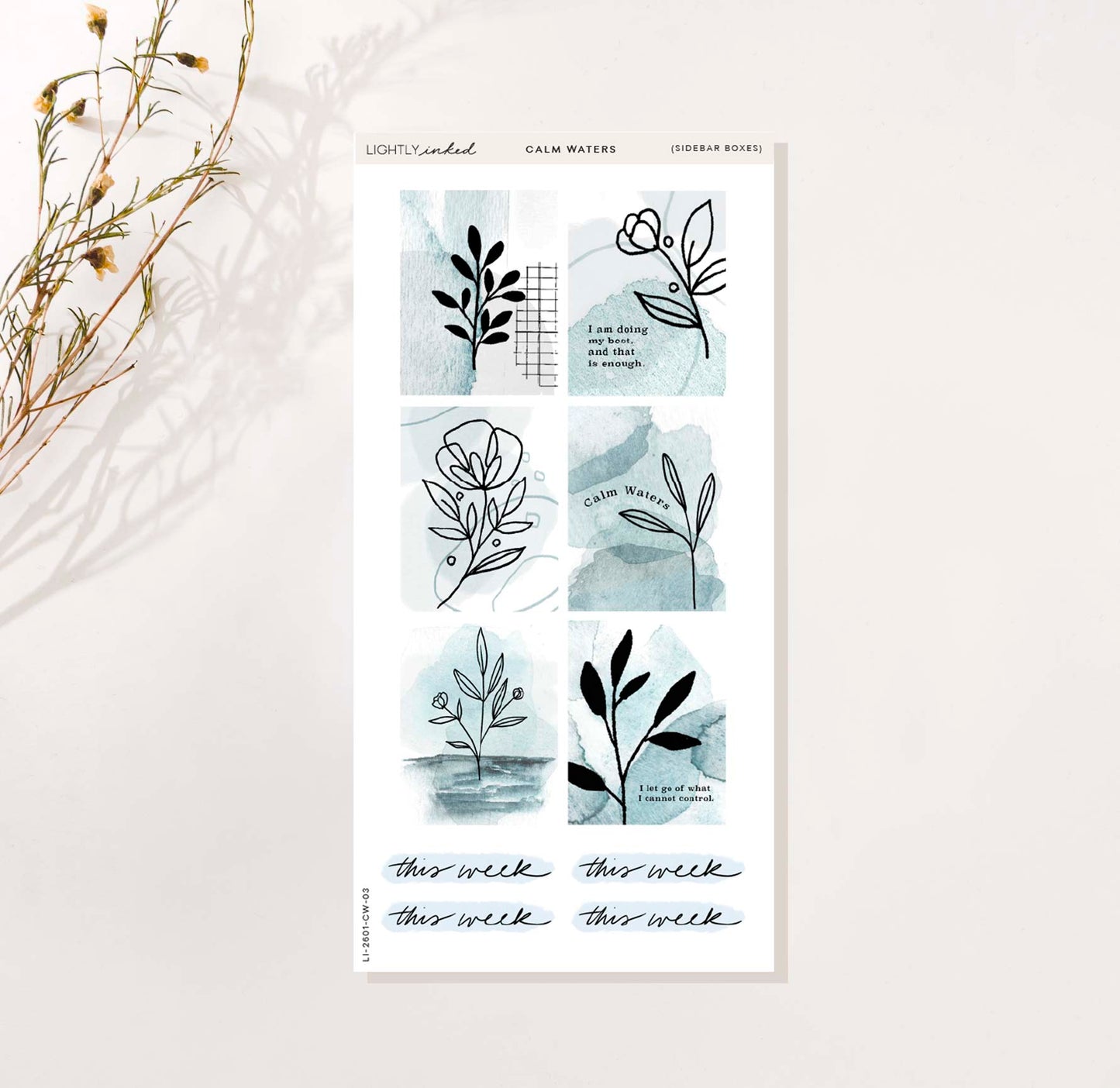 Calm Waters Collection-Side Bar Boxes