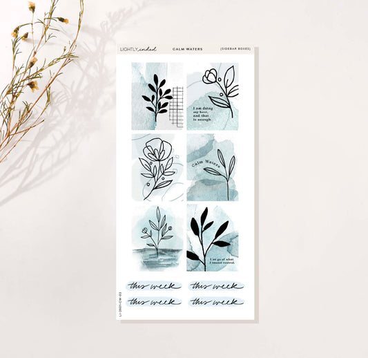 Calm Waters Collection-Side Bar Boxes