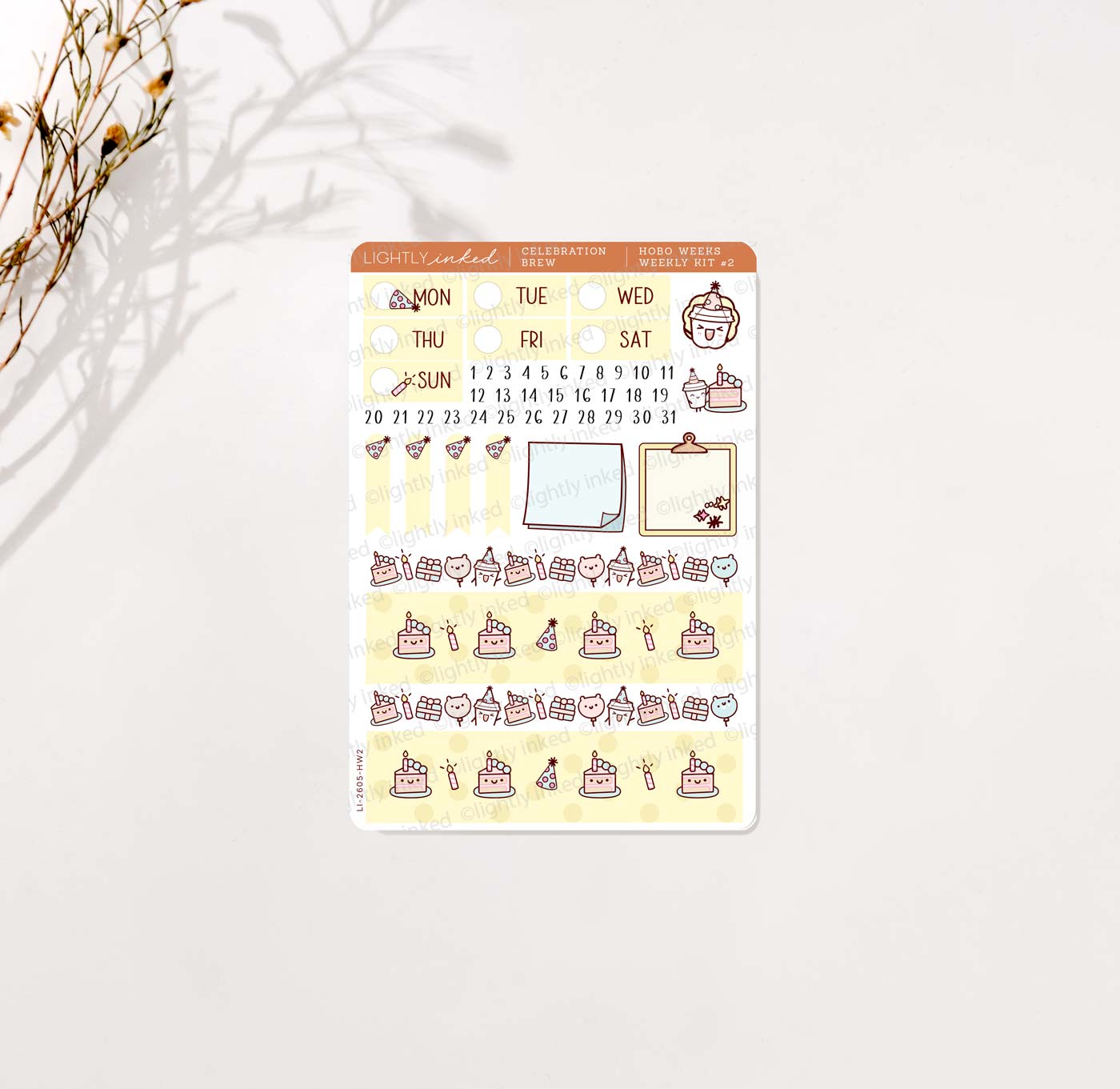 Celebration Brew-Hobonichi Weeks KIT #2