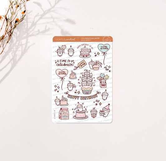 Celebration Brew - Deco Sheet