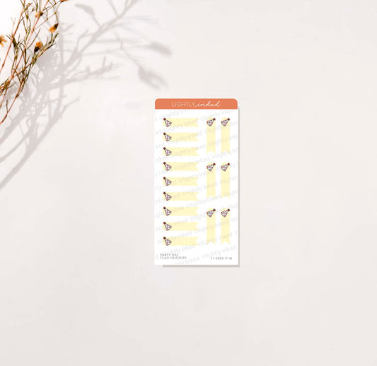 Celebration Brew - Party Hat  Flag Headers