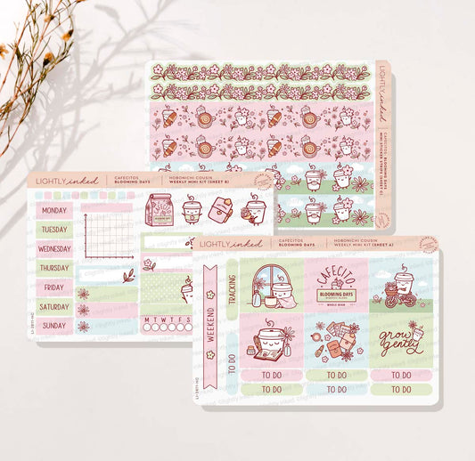 Blooming Days-Hobonich Cousin Mini-Kit