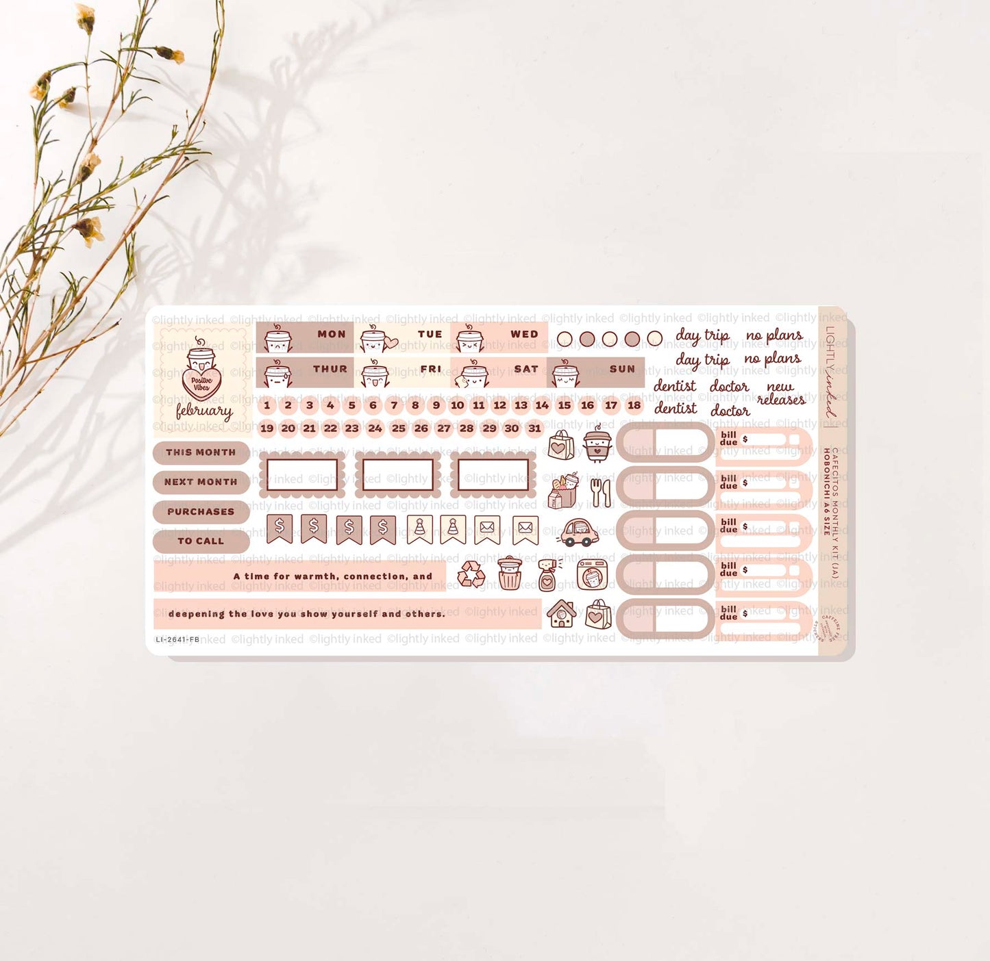 Cafecitos A6 Monthly Kits