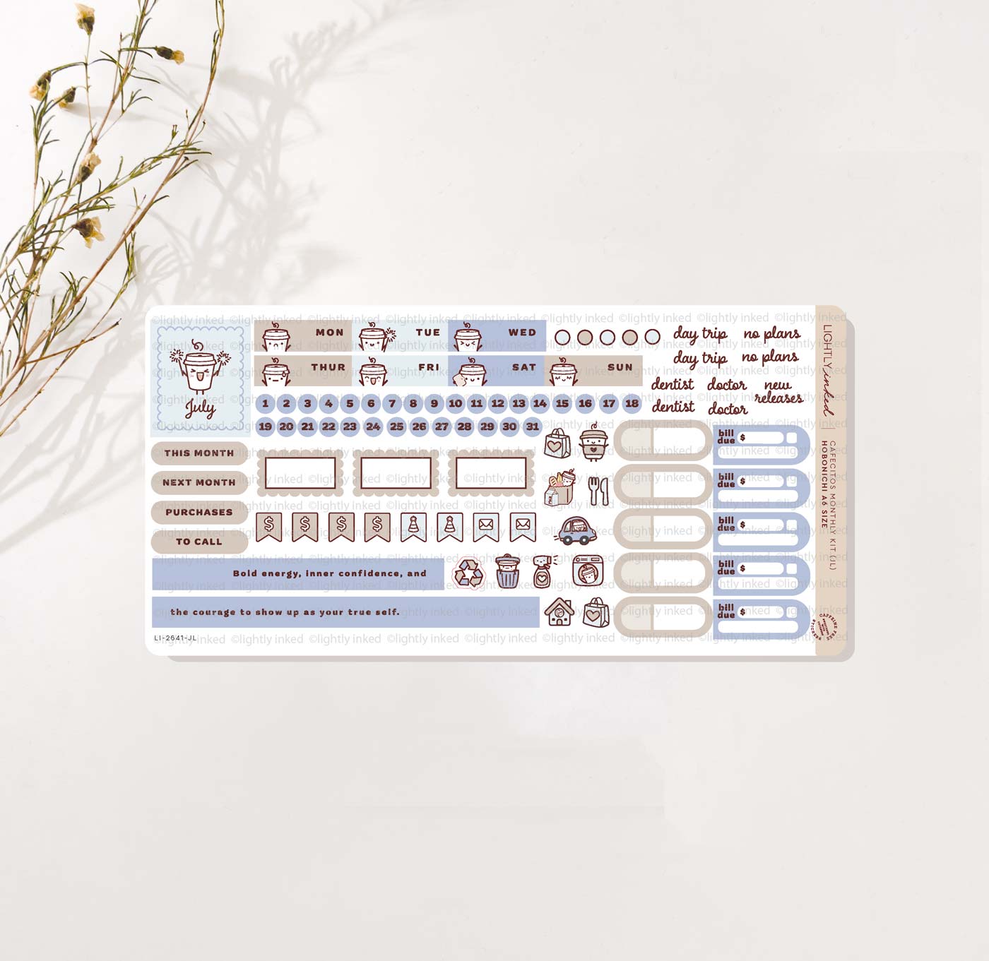 Cafecitos A6 Monthly Kits