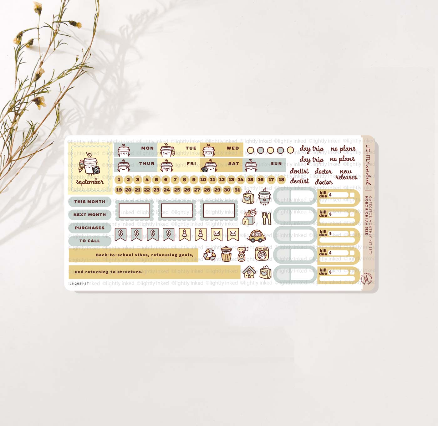 Cafecitos A6 Monthly Kits