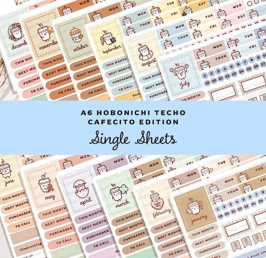 Cafecitos A6 Monthly Kits