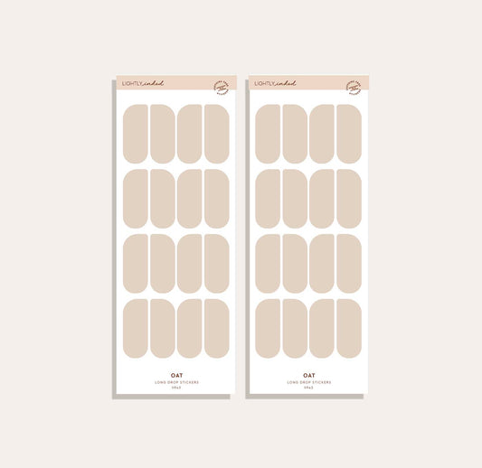 Long Drop Sticker Set
