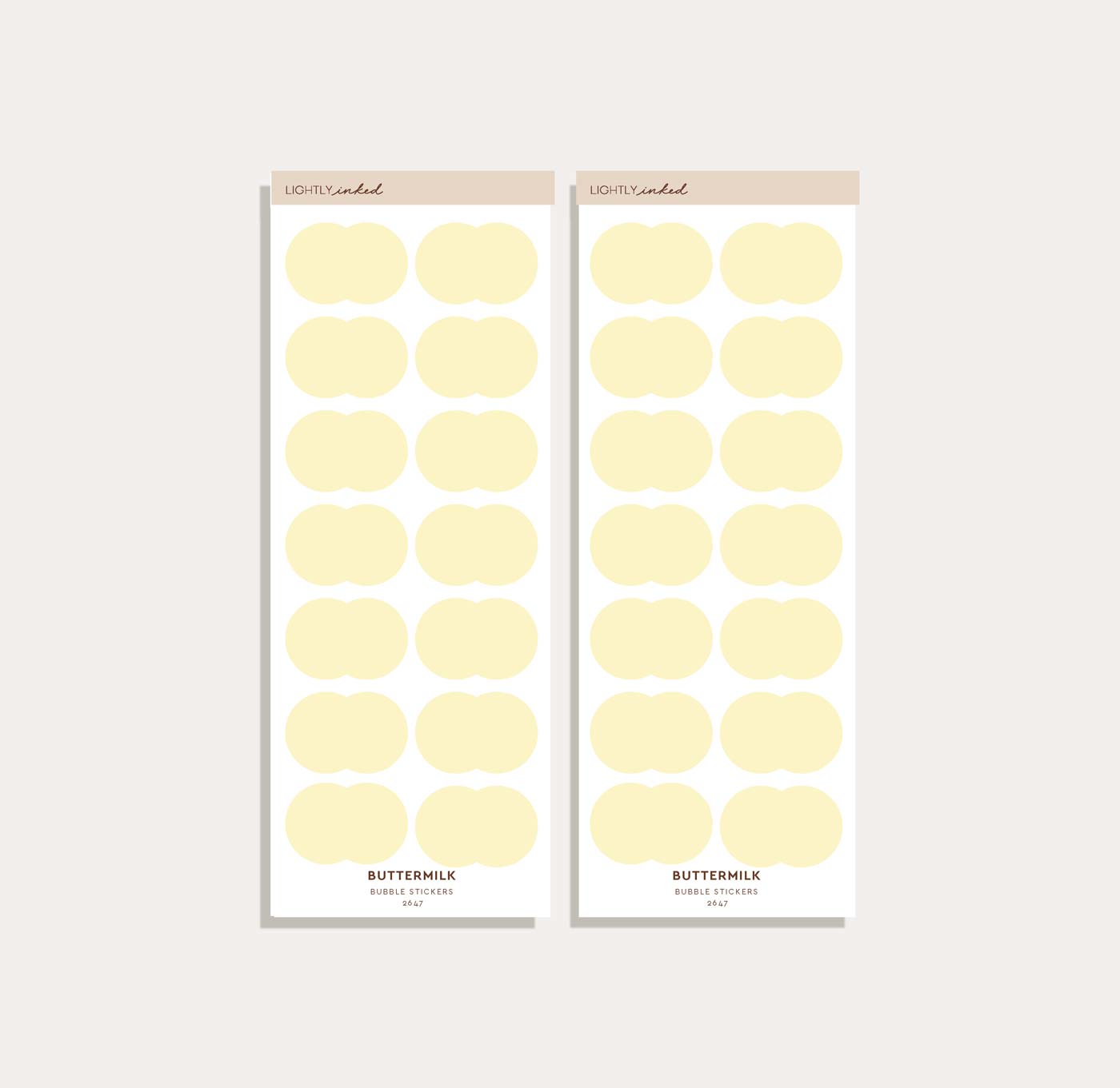 Bubble Sticker Set