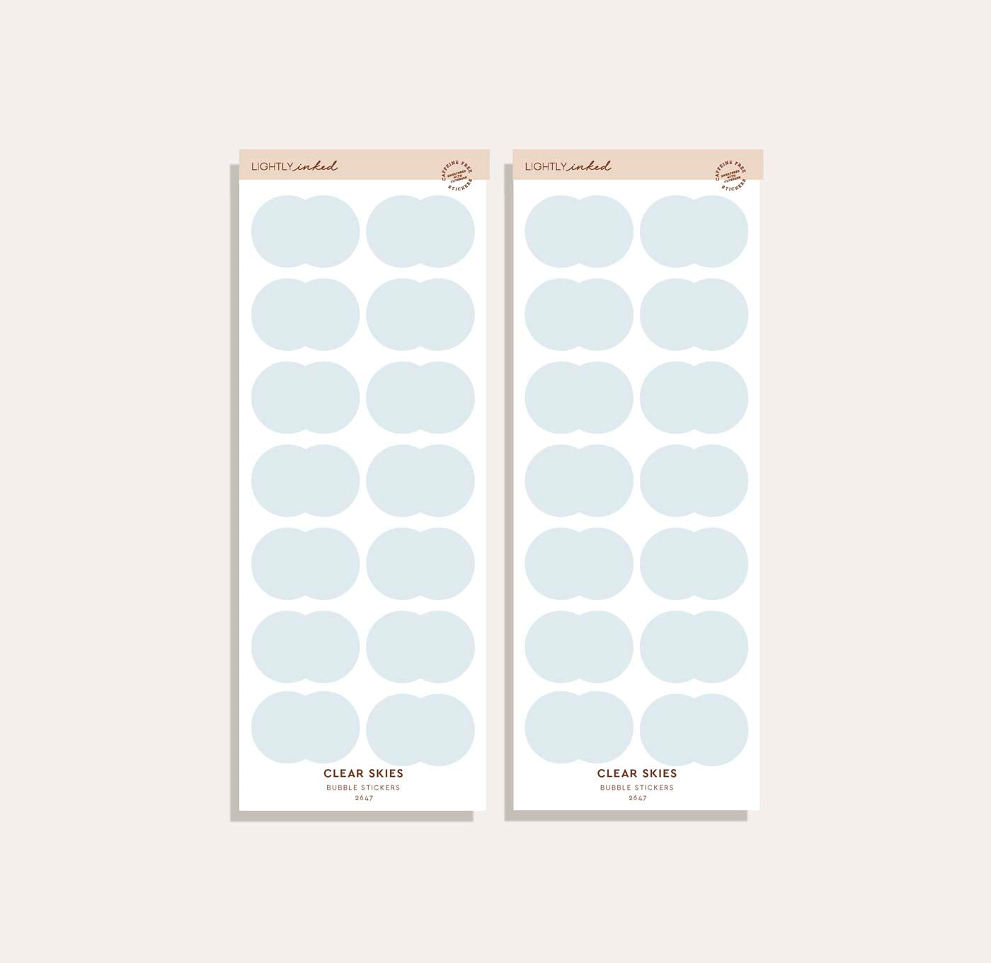 Bubble Sticker Set