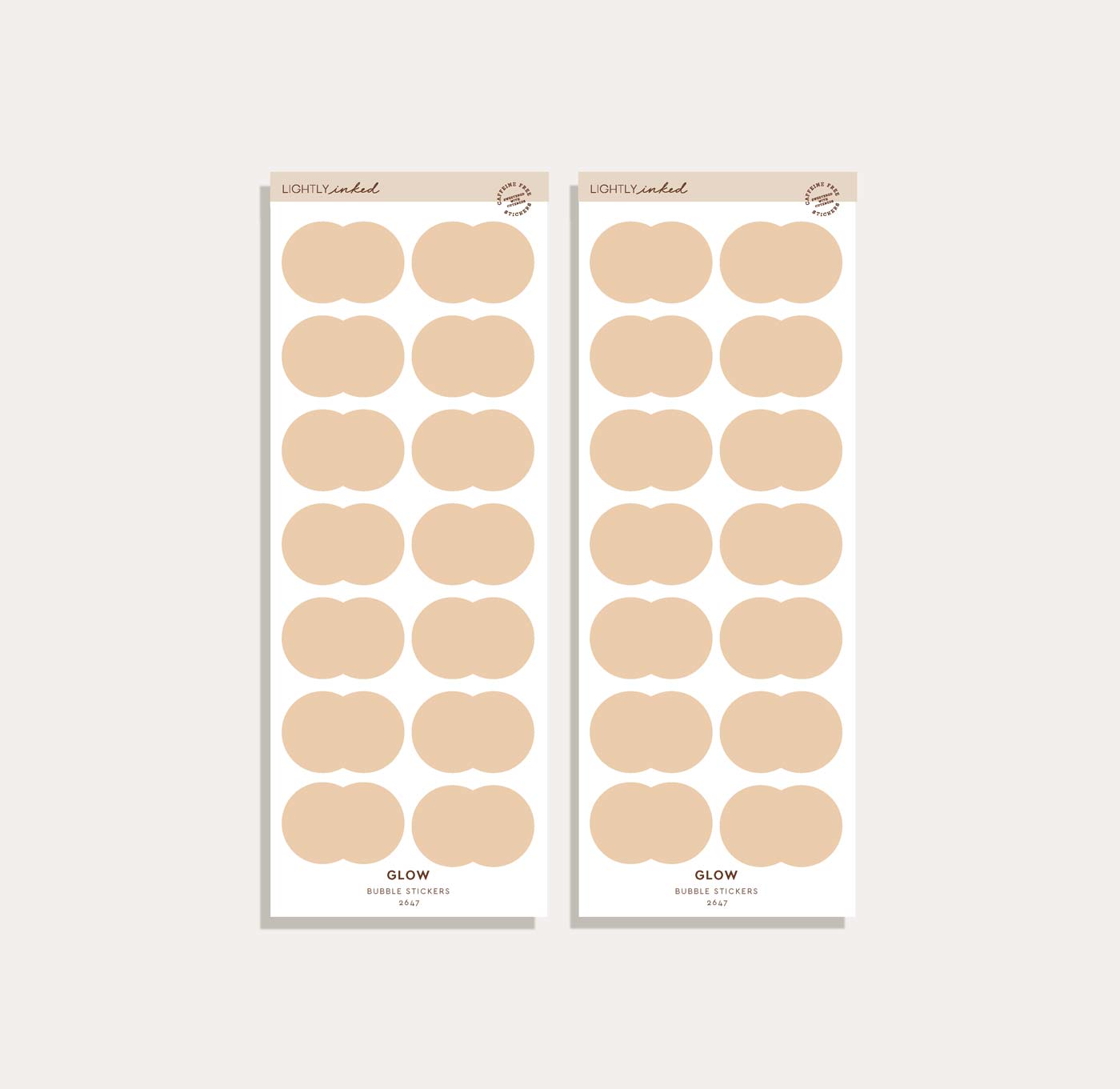 Bubble Sticker Set