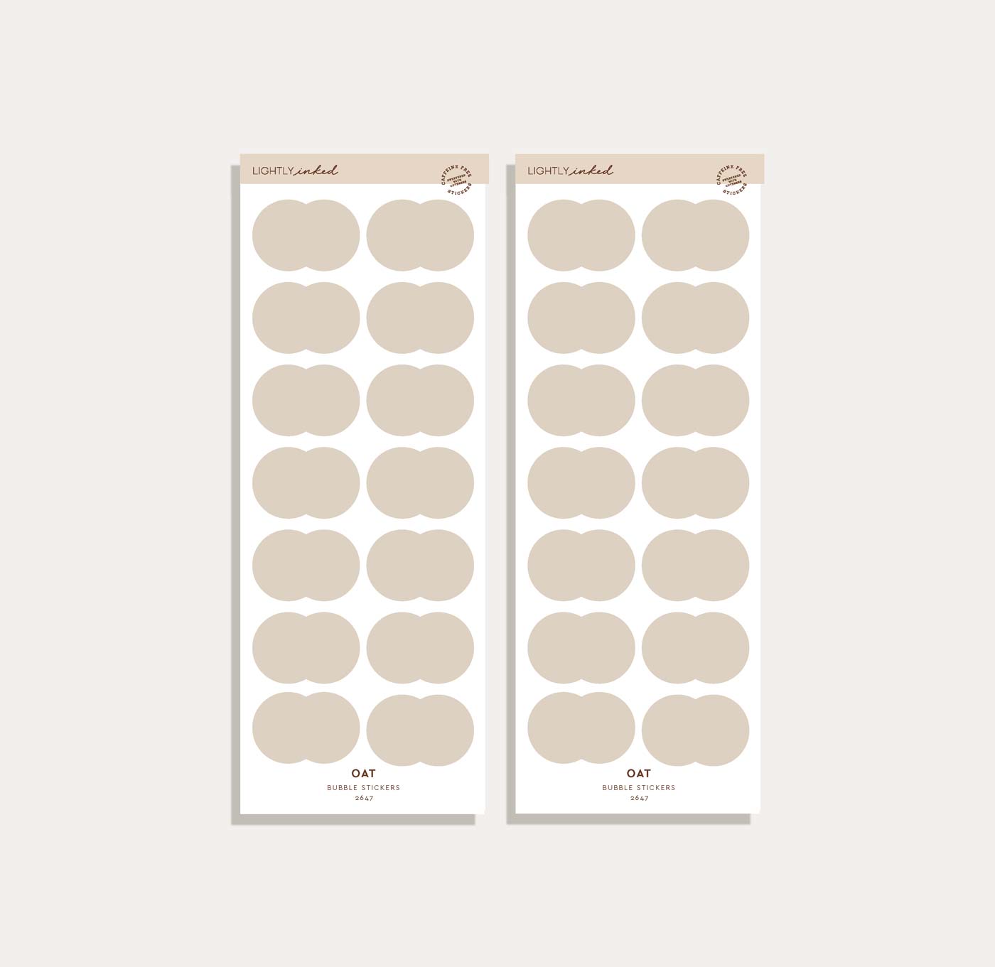 Bubble Sticker Set