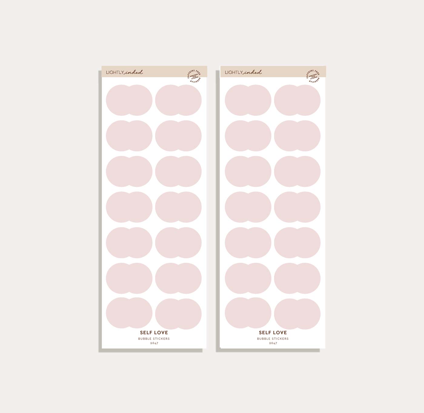 Bubble Sticker Set