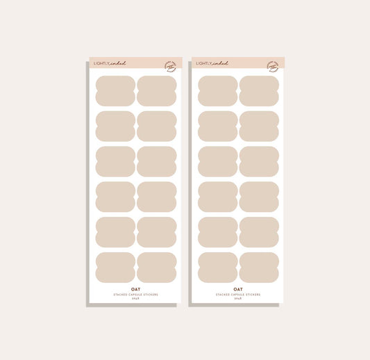 Stacked Capsule Sticker Set