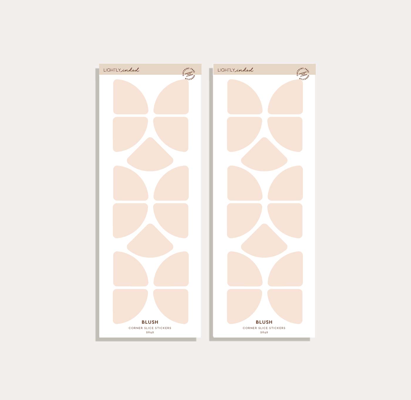 Corner Slice Sticker Set