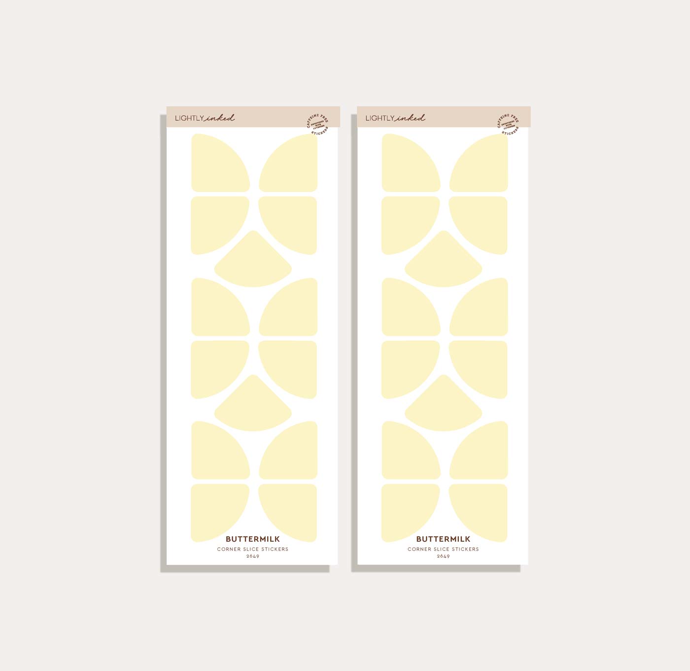 Corner Slice Sticker Set