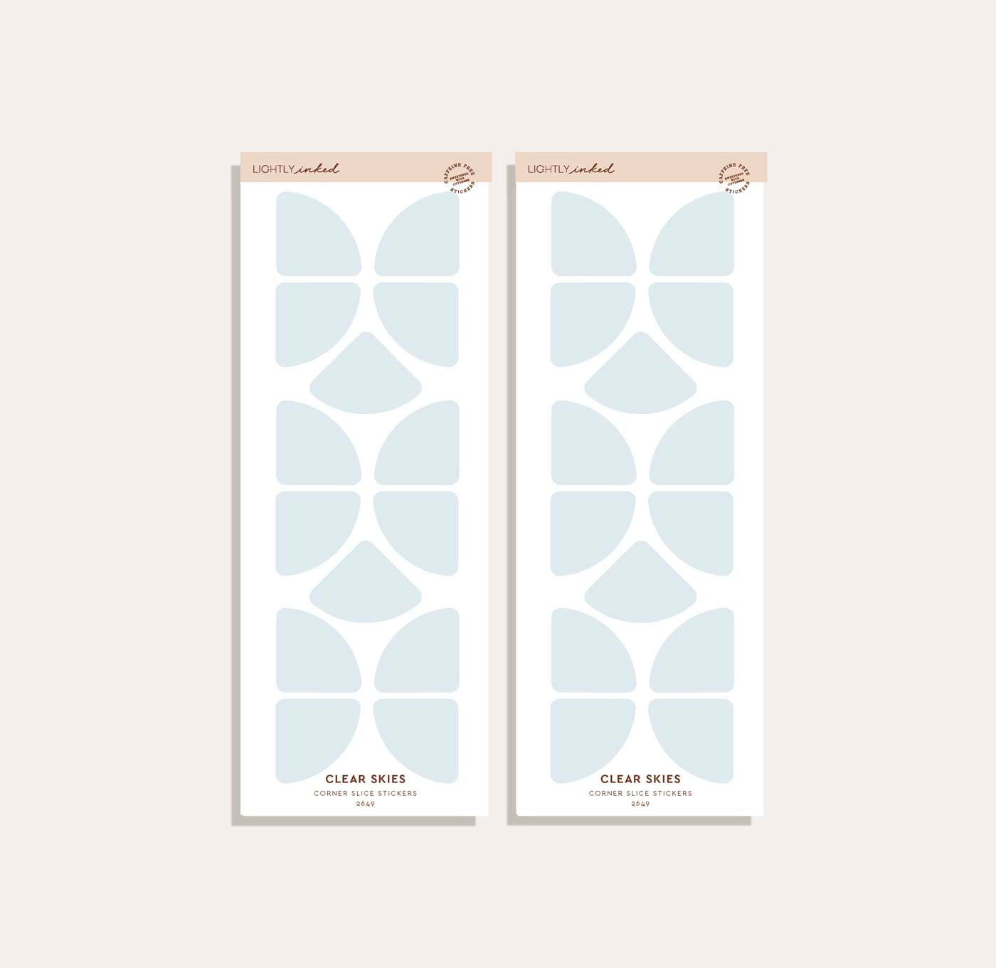 Corner Slice Sticker Set