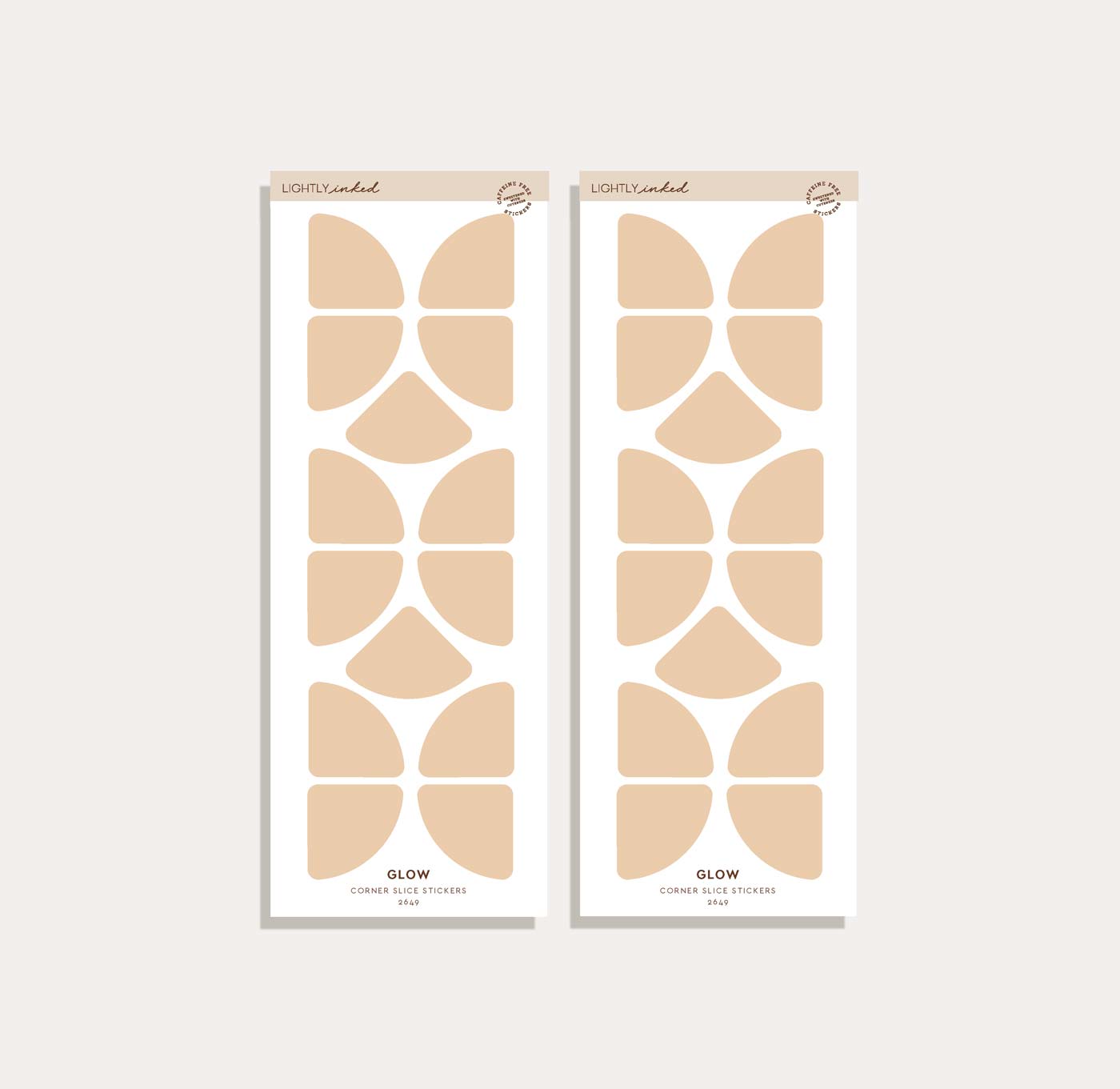Corner Slice Sticker Set