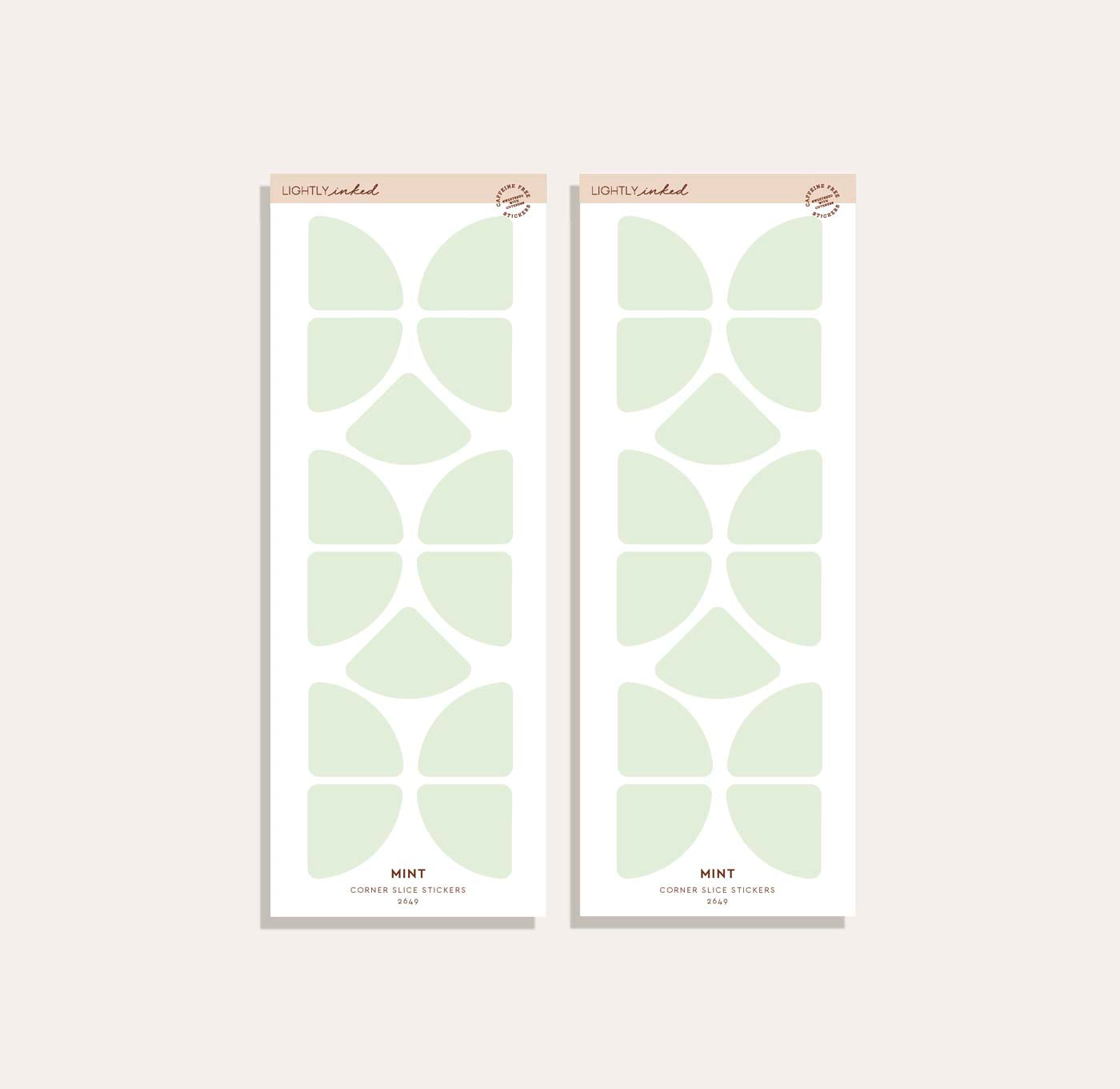 Corner Slice Sticker Set