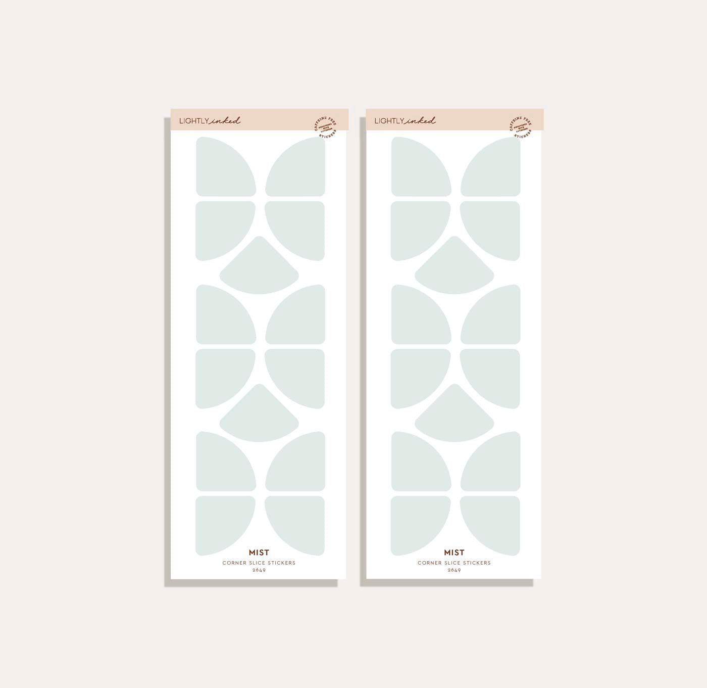 Corner Slice Sticker Set