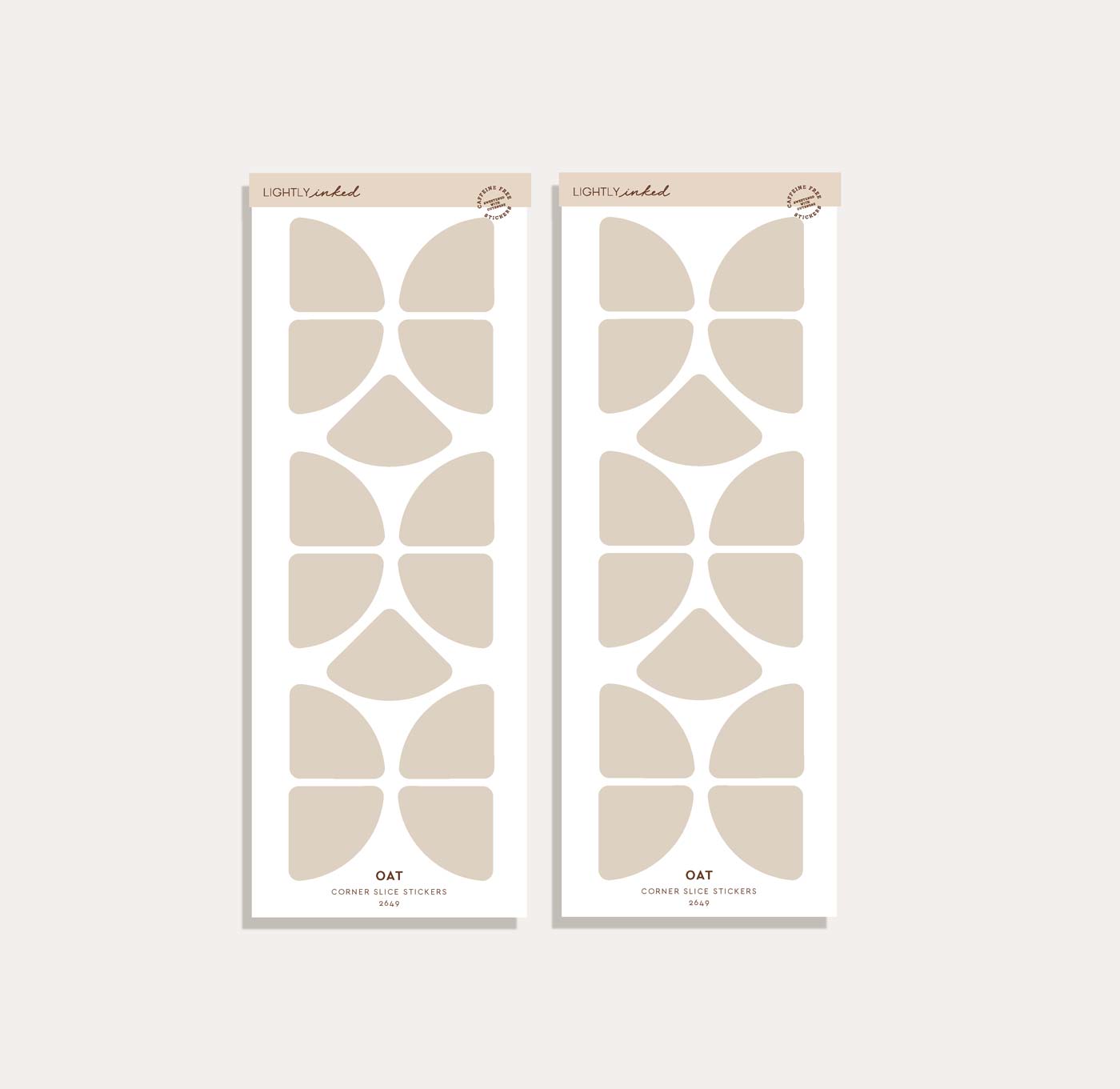 Corner Slice Sticker Set