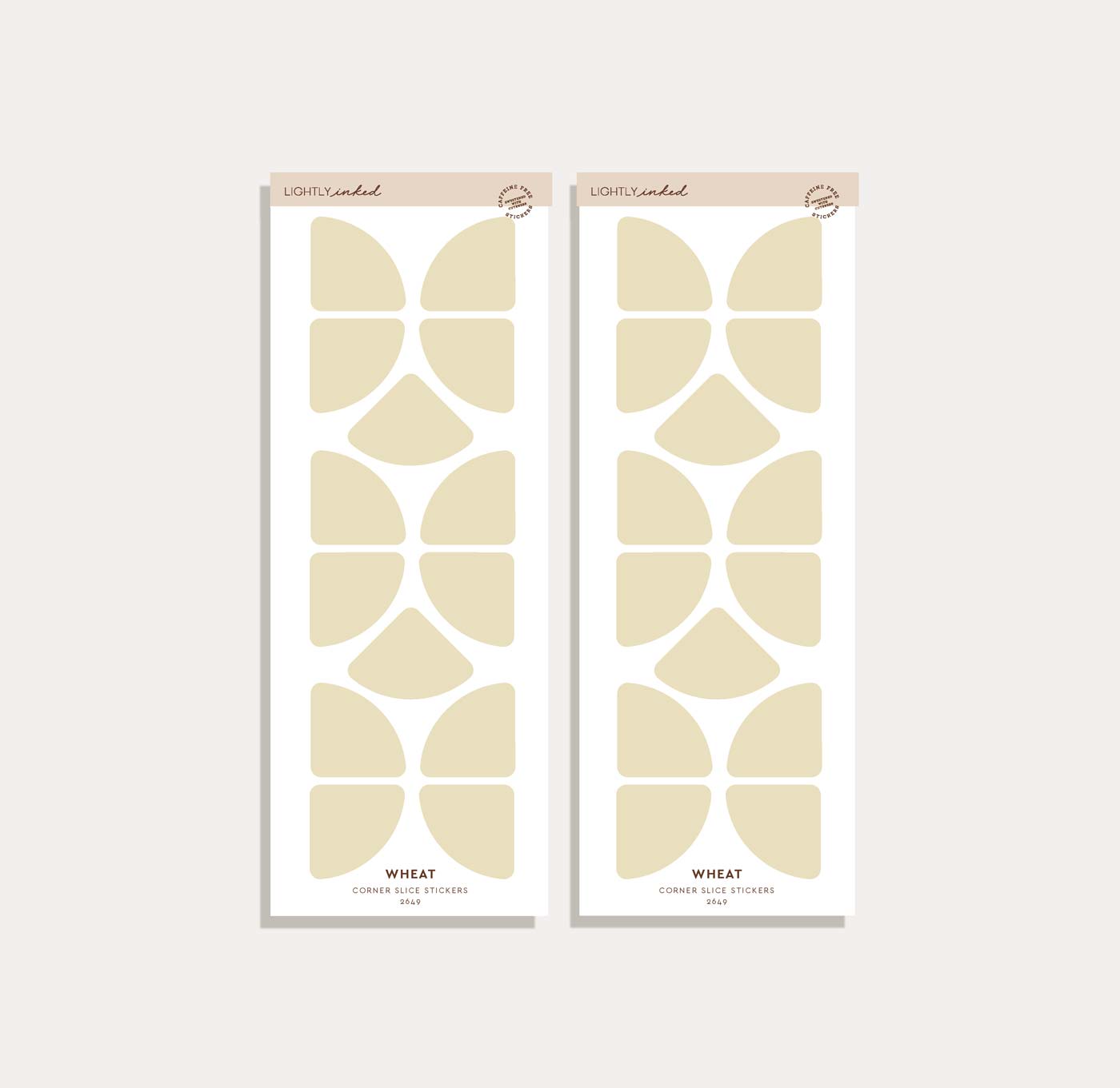 Corner Slice Sticker Set