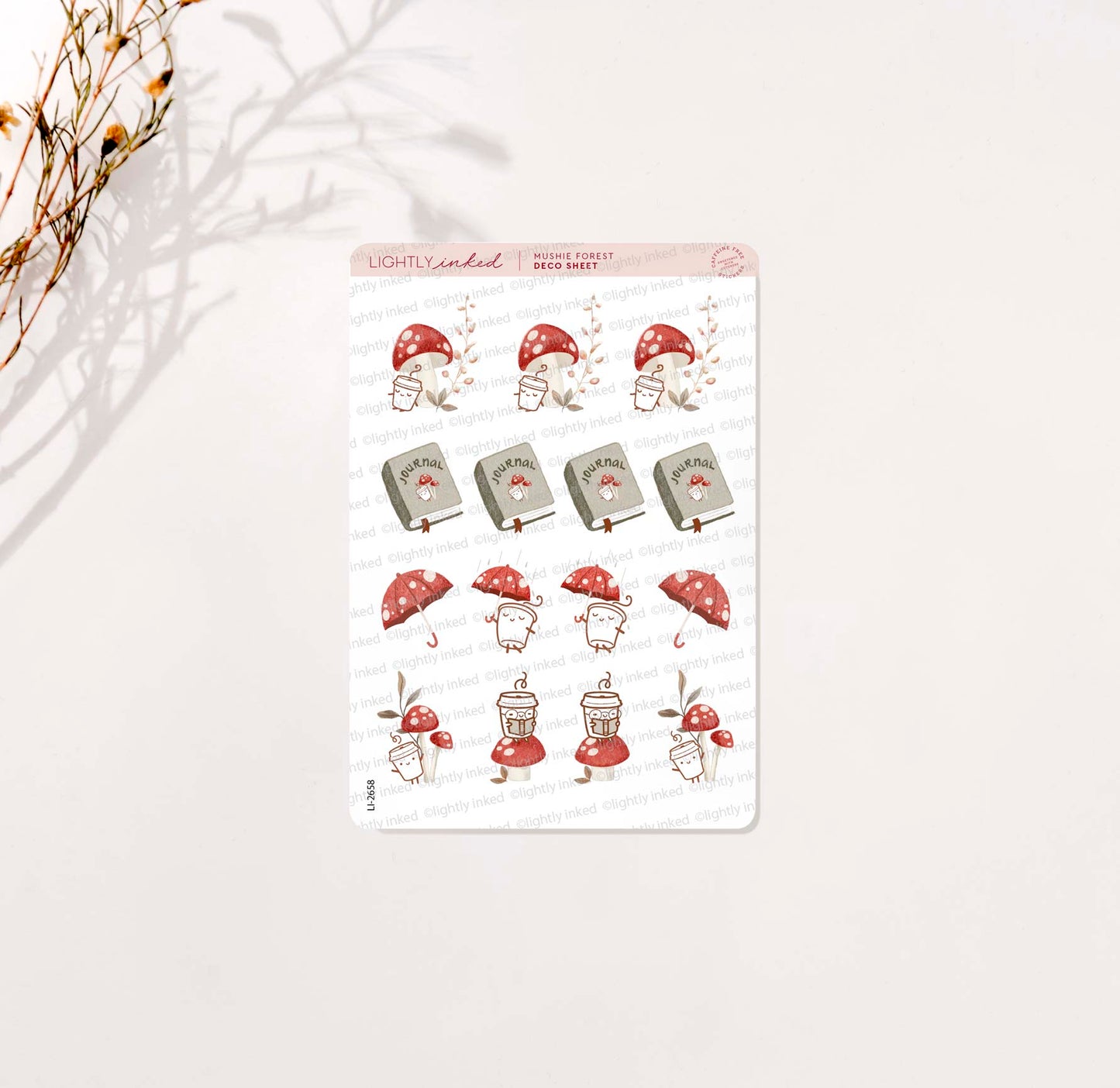 Mushie Forest- Deco Sheet