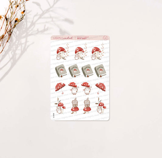 Mushie Forest- Deco Sheet