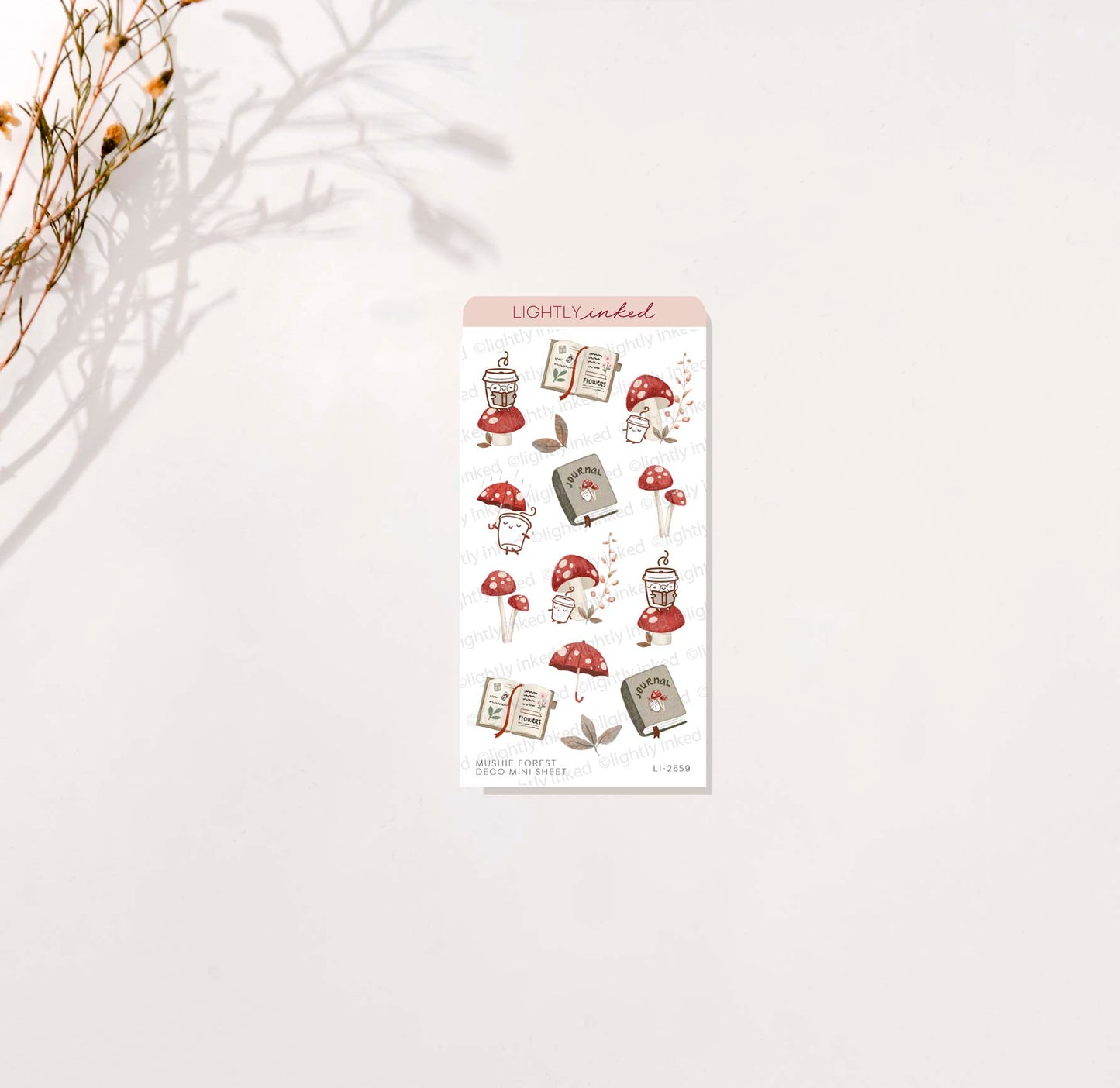Mushie Forest- Mini Deco Sheet