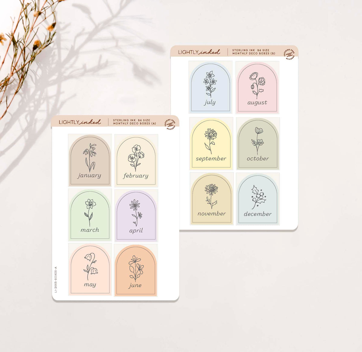 Monthly Flower Deco Boxes