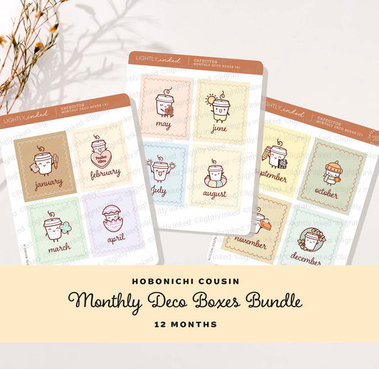 Cafecitos Monthly Deco Boxes