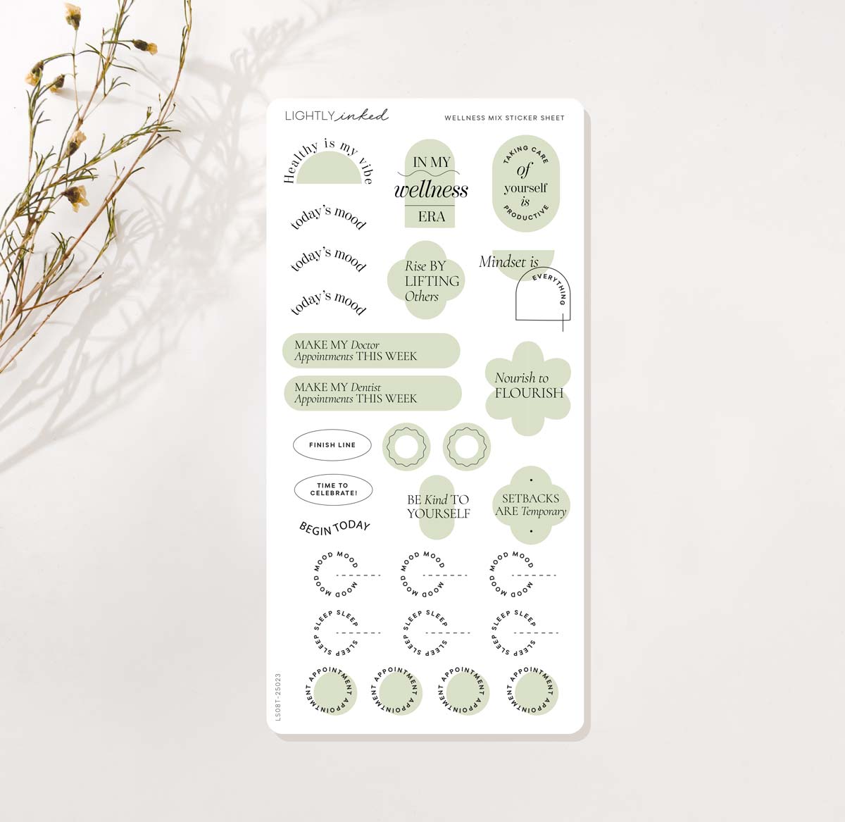 Wellness Mix Sticker Sheet