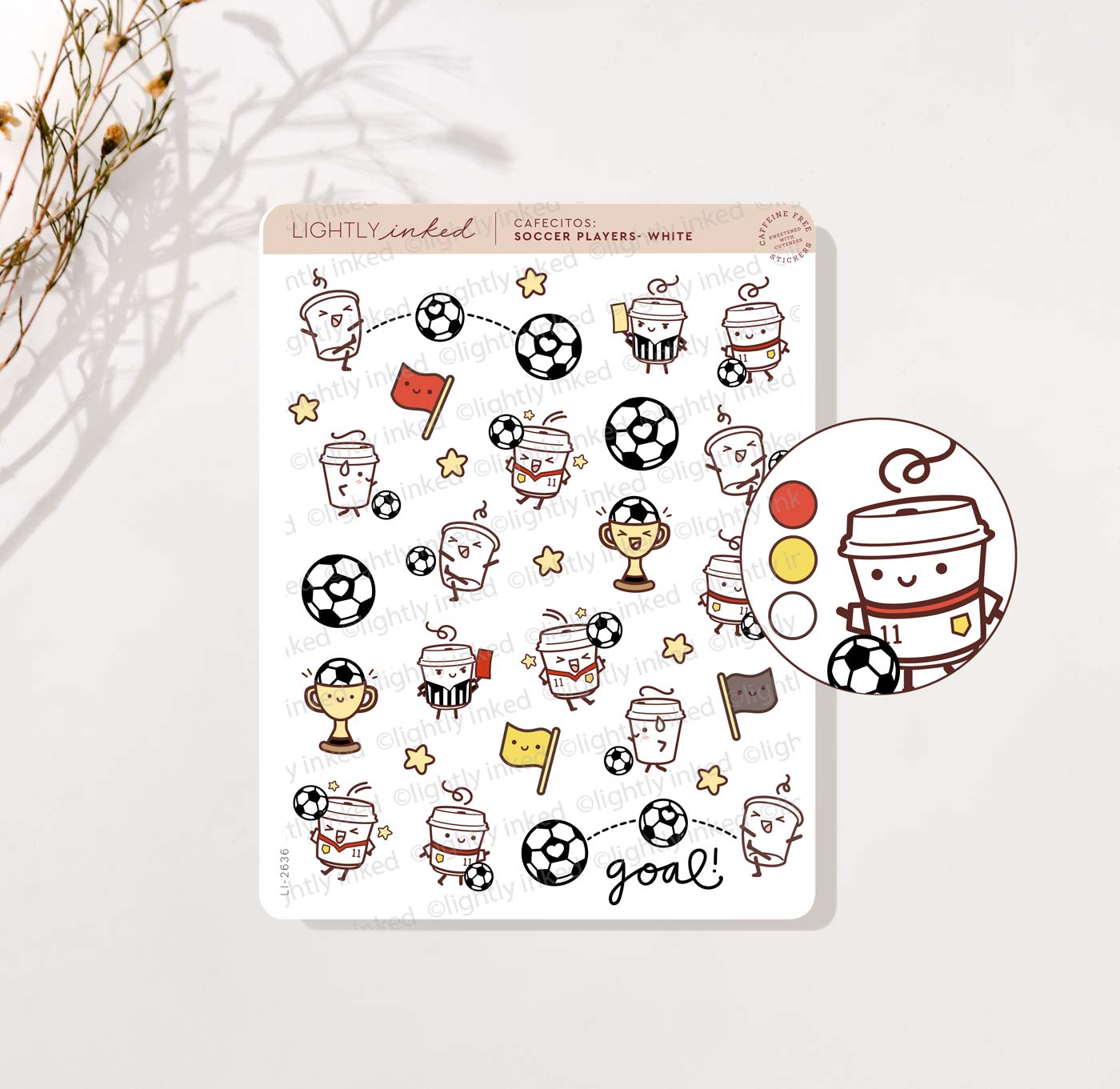 Soccer players -White
