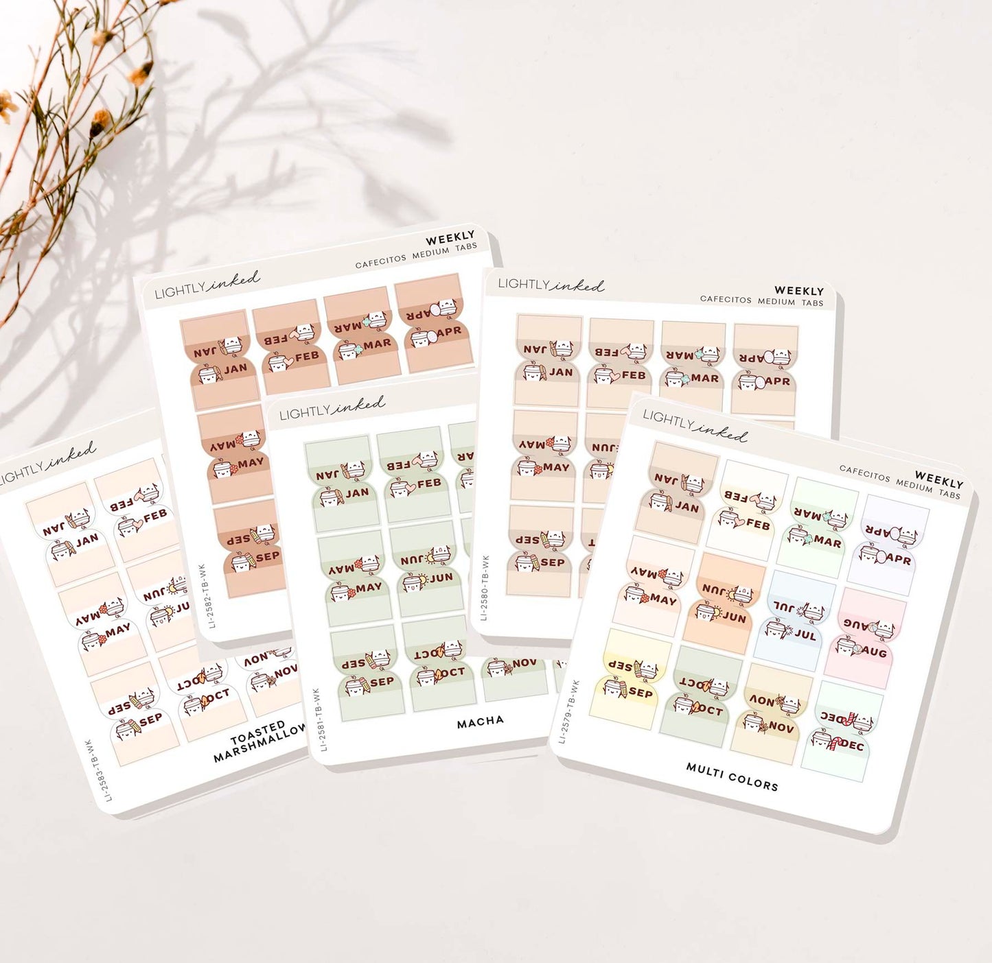 Weekly Tabs (Cafecito)- Medium